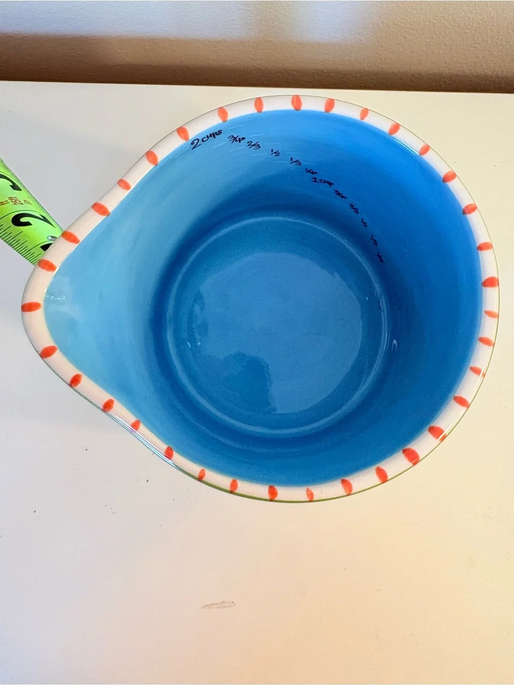 Ceramic 2-Cup Measuring cup RETIRED coton colors express